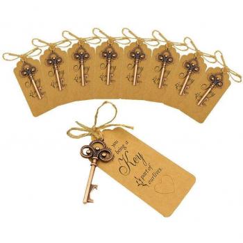Set de 20 Clés Ouvre-Bouteilles Nostalgie Squelette