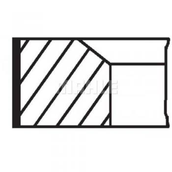 Mahle Genuine Parts Piston Ring Kit 007 20 N0