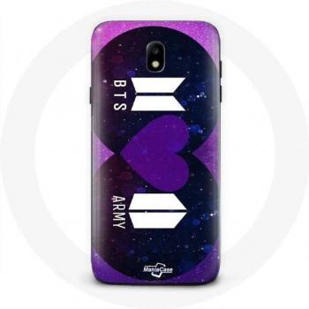 Hoesje voor Samsung Galaxy S4 met Bangtan Sonyeondan en ARMY-logo I Purple You