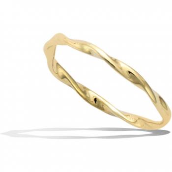 Anillo dorado 2 mm diseño 'Boho'