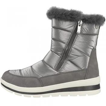 Caprice Damen Winterboots Flachabsatz Beige Größe 38