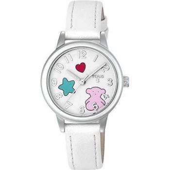 Reloj TOUS Muffin acero piel blanca 800350625