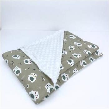 PLOB Orso Beige Coperta per Lettino Baby Idea