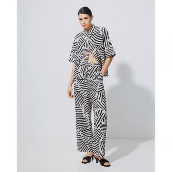 Vila Beigie Pantaloni Loose Sasja