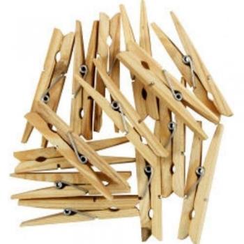 SupaHome Wooden Clothes Pegs
