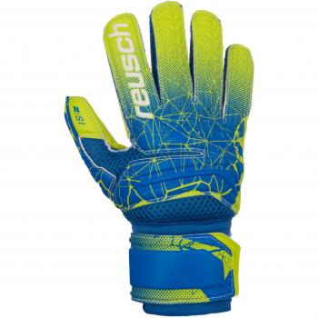 Reusch Kinder-Fit-Control S1 Torwarthandschuh – Blau / Limette – 4 kg? (size)