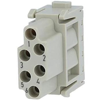 HanE-Modul Harting Kontakteinsatz CRIMPE, Buchse 09140063101