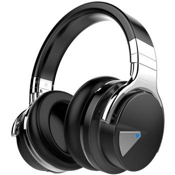 COWIN E7 Bluetooth Headset 4.0 – Cuffie Over-Ear Wireless, Microfono Integrato, 30 Ore Batteria, Leggero – Nero