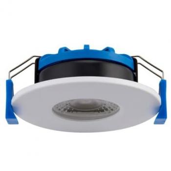Saxby Downlight Empotrable 7W IP65 Blanco Mate