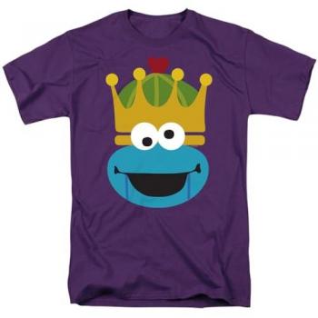 Sesame Street Royal Christmas Cookie Monster Nutcracker Top