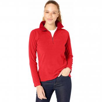 Columbia Polaire femme, Glacial IV, 1/2 Zip, rouge Lily, taille M