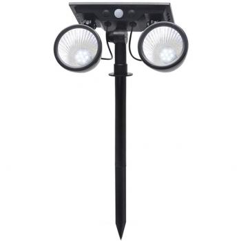 Foco de Rua Solar RGBW Duplo – LED Exterior