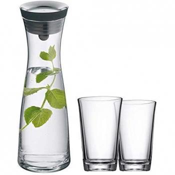 WMF Wasserkaraffe 1,0l mit zwei 250ml Gläsern