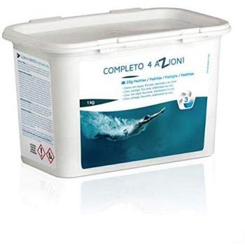 PiscinaMaster 4‑Azioni 1 Kg – Pastiglie 20 g di Garanzia