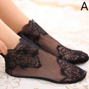 Women's Antiskid Lace Ankle Socks