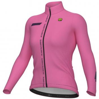 Follow Me Ale Maglia a Maniche Lunghe Rosa Chiaro Nero M