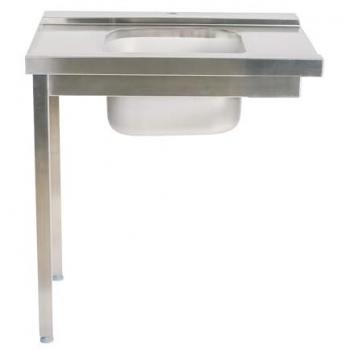 Mesa Cleiton® Derecha 800×750×880 mm – Entrada para Cúpula de Lavavajillas