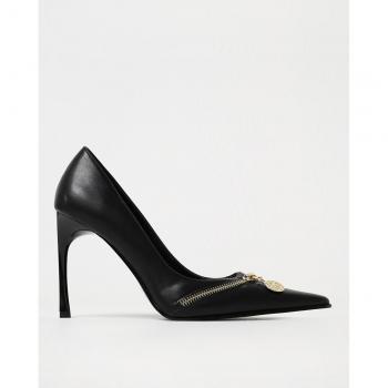Versace Black Zip Detail Pumps