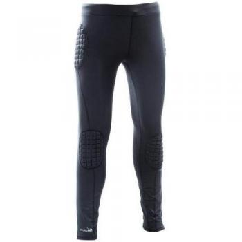 Padded Goalkeeper Thermal Leggings – Unisex, Adult, S, Black/Silver