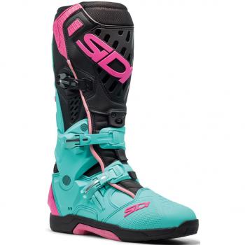 Sidi Botas Crossair Verde y Rosa