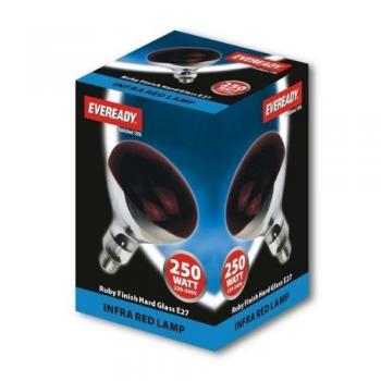 S5951 EVEREADY HEATER LAMP RED 250W 5000 Hour