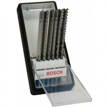 Coffret de lames robustes Bosch – 2607010573, 6 pièces métal à tige en T