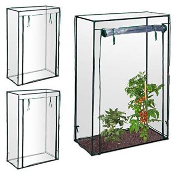 Serra per Piante 3x, 150x100x50 cm, Giardino, Balcone, Acciaio e PVC