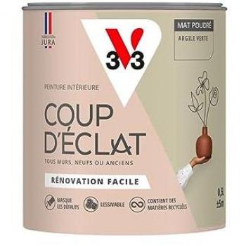 V33 Peinture Murale Argile Verte Mat Poudré 0,5L