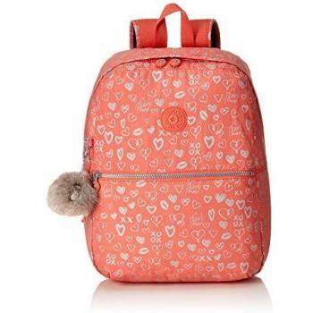 Kipling EMERY Backpack escolar, 42 cm, 22 litros, Multicolor (Hearty Pink Met)