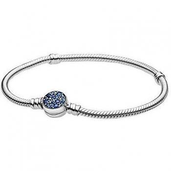 Pulsera Pandora Moments Plata y Azul
