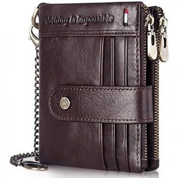 Soft Leather RFID Blocking Male Wallet