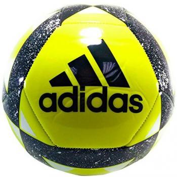 Adidas Unisex Starlancer V Soccer Shoes, Code: CW5344, Shock Yellow Black White, Size 5