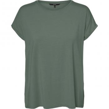 Vero Moda Damen T-Shirt Ava Plain Kurzarm