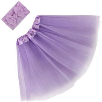Ensemble de jupes en tulle pour bébés filles avec bandeau
