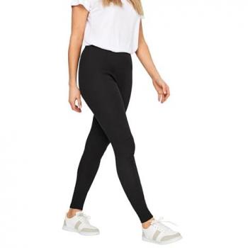 Long Tall Sally Women's Ribbed Leggings – Black, Size 14L
