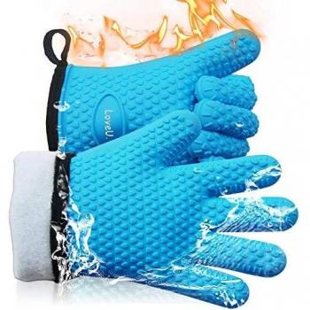 Gants de Cuisson en Coton et Silicone LoveU