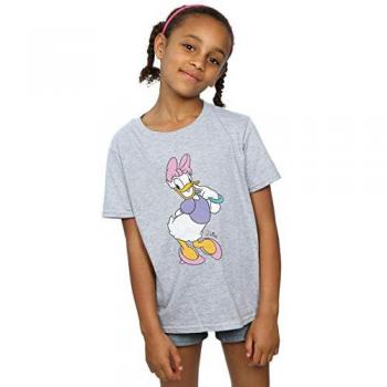 Girl’s Daisy Duck Grey T‑Shirt (Size 5‑6)
