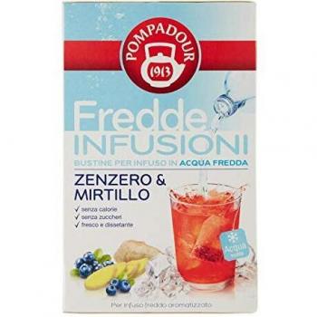 Infusione Fresca di Pompadour con Zenzero e Mirtillo