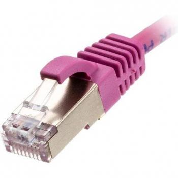 30AWG Pink Cat6a Ethernet Cable 2M