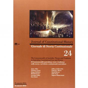 Giornale di storia costituzionale. Ediz. italiana e inglese