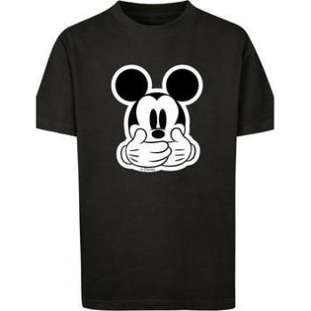 F4NT4STIC Micky Maus Don't Speak T-Shirt Kinder schwarz