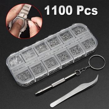 Miniature Stainless Steel Screws (5 Pair Nose Pads) – 1100 Count