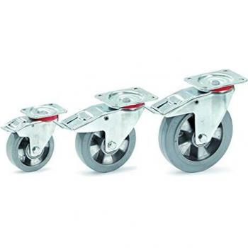 Roue avec frein 160 x 50 mm, charge 300 kg