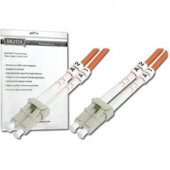 Digitus LWL Kabel LC-LC, 1 m, OM2, orange