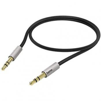 Hama AluLine 0.5m 3.5mm Klinke Audio Kabel