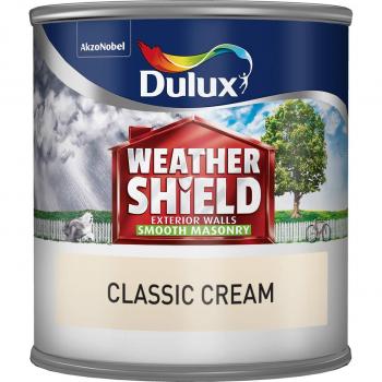 WeatherShield Smooth Classic Cream for Masonry – 250 ml