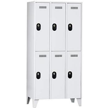 Wolf Armadietto a due piani grigio chiaro