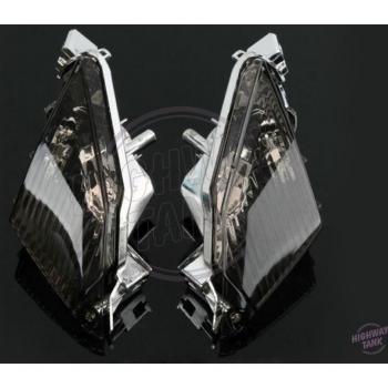 Estuche para gafas con luz de giro ahumada para SUZUKI GSXR1000 GSXR 1000 K9