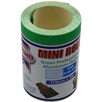 Faithfull FAIAR5120G 5M Fine Sandpaper Roll Green 115mm x 5M