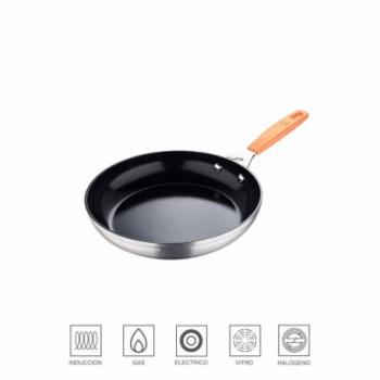 SAN IGNACIO COMPACT SARTE DE 24 CM ALUMINIO FORJADO APTA PARA INDUCCION